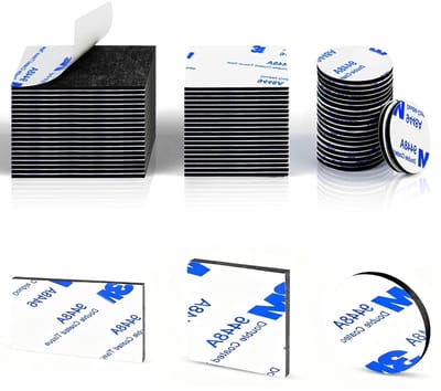 Set van 30 Dubbelzijdige Lijmpads - Foam Lijmtape voor Muren, Vloeren en Deuren, Perfect voor Thuis en Kantoorgebruik
