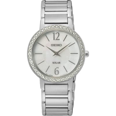 Seiko  Dames Horloge Zilverkleurig SUP467P1