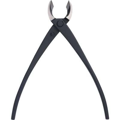 Ciseaux concaves pour bonsaï, coupe-bonsaï à boule oblique en acier composite pour jardins et fleurs black