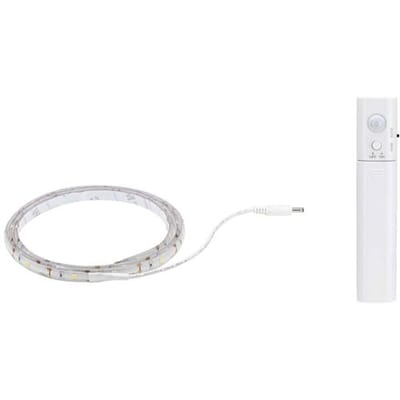 Paulmann LED Strip 1 Meter - Met Bewegingssensor - Batterij (4x AAA) - 2W - 6V - Wit - Kunststof