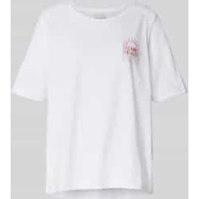T-shirt met statementstitching