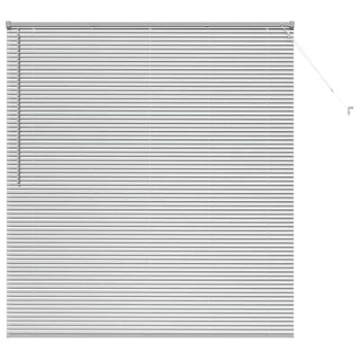 vidaXL - Venetiaanse - jaloezie - zilver - 175 - x - 155 - cm - 25 - mm - Aluminium