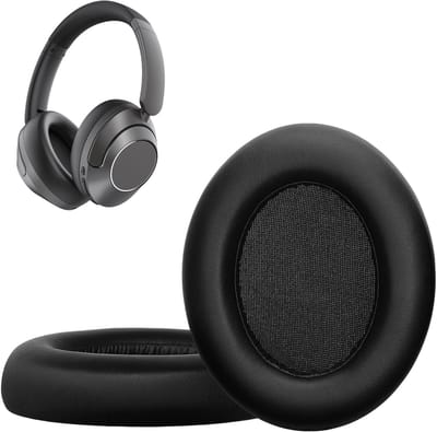 kwmobile 2x oorkussens geschikt voor EarFun Wave Pro - Earpads voor koptelefoon in zwart