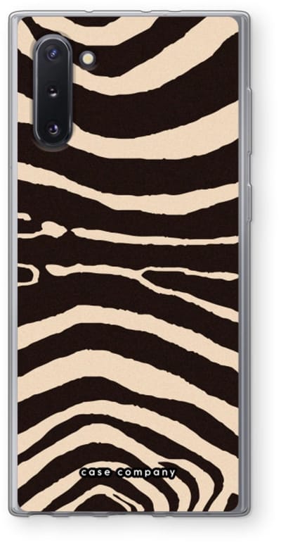 Case Company® - Hoesje geschikt voor Samsung Galaxy Note 10 hoesje - Arizona Zebra - Soft Cover Telefoonhoesje - Bescherming aan alle Kanten en Schermrand