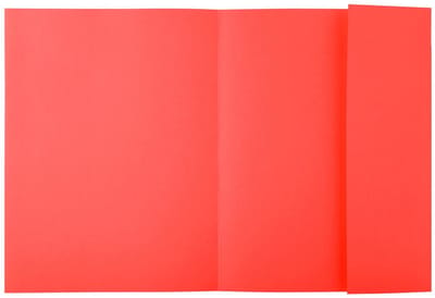 Exacompta 5x ROCK''S 210 -Pak van 50 dossiermappen 210g/m2 met 1 klep - 24x32cm A4 - - Rood - 218012E