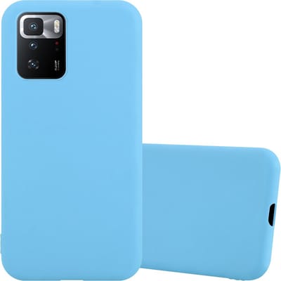 Cadorabo Hoesje geschikt voor Xiaomi POCO X3 GT in CANDY BLAUW - Beschermhoes gemaakt van flexibel TPU silicone Case Cover