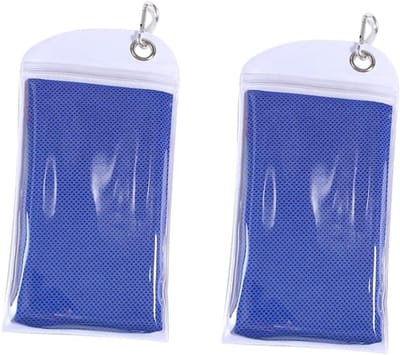 Verkoelende Handdoek - Sport Handdoek - Fitness en Sport - Directe Koeling - 100x30 CM - Blauw