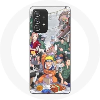 Coque pour Samsung Galaxy A52 Naruto Christmas Day Anime Manga