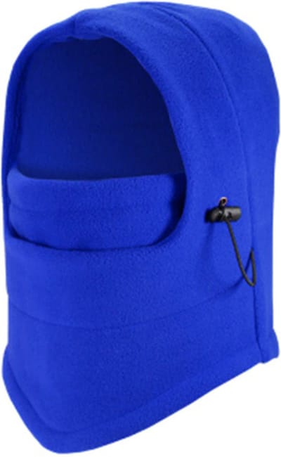 Fleece Bivakmuts - Wintermuts - Motormasker - Balaclava - Wintersport - Unisex - Blauw