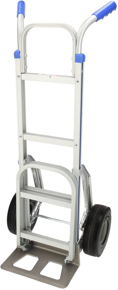 Ravendo Steekwagen ALU 200 CLM SR M - Draagvlak 350x220 mm & Uitklapbaar Draagvlak 305x565 mm - met Glijrails - 200 kg Draagvermogen
