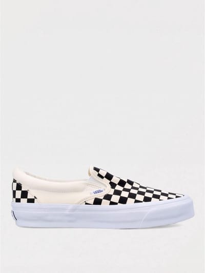 Vans Slip-On Reissue 98 LX Checkerboard - Zwart Unisex Sneakers Wit VN000CSE2BO 36.5 white