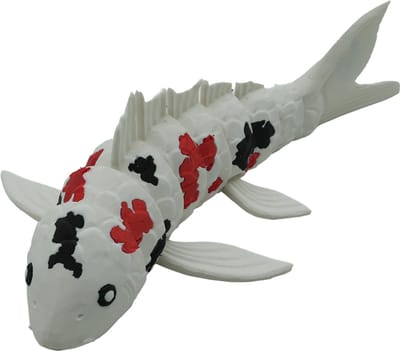 Nishiki Koi flexibel Koi beeld - 30CM - Wit / Rood / Zwart