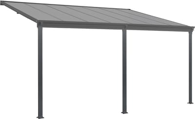 Terrasdak / Overkapping - Borneo - 4 x 3 m - Grijs