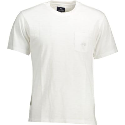 La Martina Bianco Katoenen Heren T-Shirt