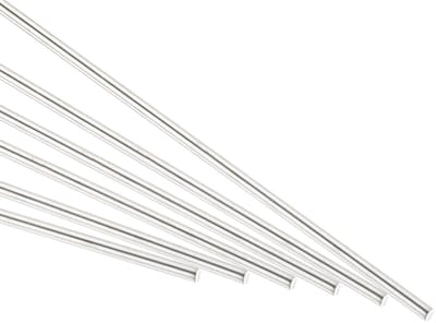 RVS Staven - Metaal Stukken - Doe-het-zelf Projecten - Roest- en Corrosiebestendig - 6 stuks 2mm x 100mm - Zilverkleurig