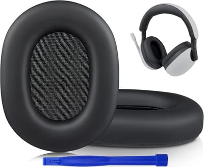 Vervangende Oorkussens voor Draadloze Gaming Headset, Zacht Eiwitleer, Geluidsisolatie en Comfort