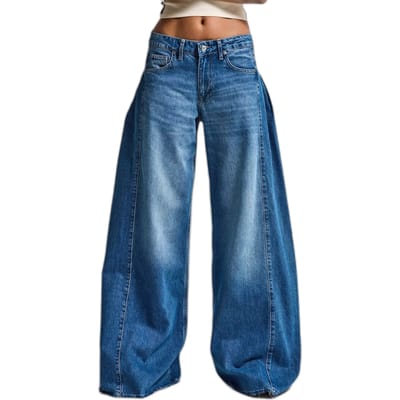 It's Basic - WIDE MID RISE JEANS