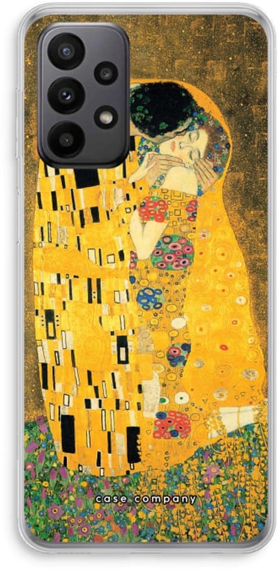 Case Company® - Hoesje geschikt voor Samsung Galaxy A23 hoesje - Der Kuss - Soft Cover Telefoonhoesje - Bescherming aan alle Kanten en Schermrand