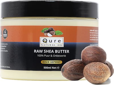 Shea Butter 500ml | 100% Puur & Onbewerkt | Natuurlijke Huidverzorging | Raw Sheabutter ongeraffineerd uit Ghana voor Huid, Haar en Lichaam