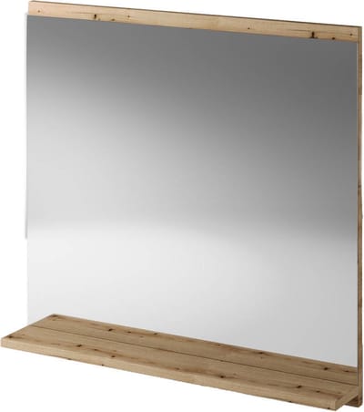 Badkamermeubelset Newport 4-delig voor wandmontage houtkleurig [en.casa]