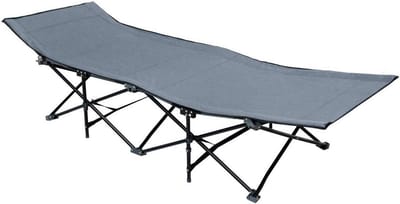 Opvouwbaar Veldbed 190x70cm met Metalen Frame - Draagbaar en Comfortabel Ligbed