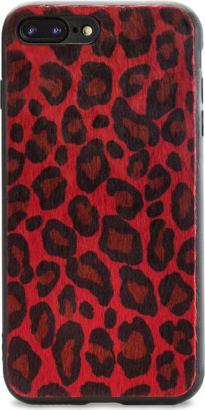 Mobilize Hoesje geschikt voor Apple iPhone 7 Plus Telefoonhoesje Flexibel TPU | Mobilize Gelly Backcover | iPhone 7 Plus Case | Back Cover - Leopard | Bruin