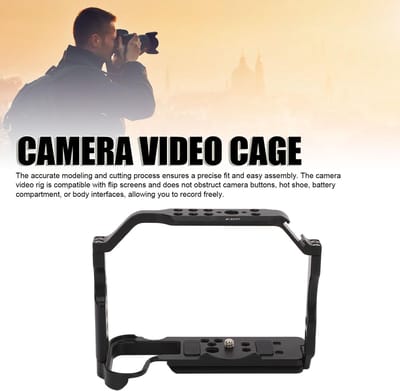 Dailygoods- Camerakooi Aluminiumlegering - Uitbreidbaarheid Accessoires - Antislipkussen - Nauwkeurige Openingen - Schokbestendig - Hoge Sterkte - Camera Rig
