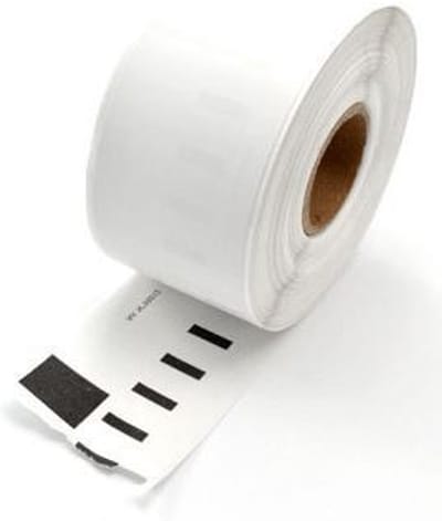 10x ABC huismerk etiketten rol geschikt voor Dymo 99012 wit 36x89mm geschikt voor LabelWriter 310 320 330 4XL 400 450