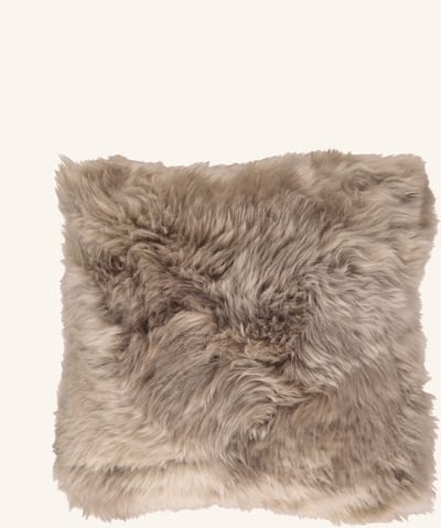 Sheepskin House - Langharig Schapenvacht Kussen - 35x35 cm