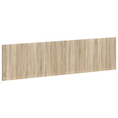 vidaXL - Wandgemonteerd - Hoofdbord - EDE - Sonoma - Eiken - Bewerkt - hout