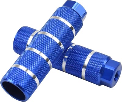 Universele Aluminium Fiets Voetsteunen voor BMX en Mountainbike - 2 Stuks Antislip Pedalen voor Stunts en Fietstoebehoren (Blauw)