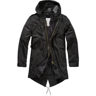Brandit Parka - M51 US Parka - M tot 3XL - voor Mannen - zwart