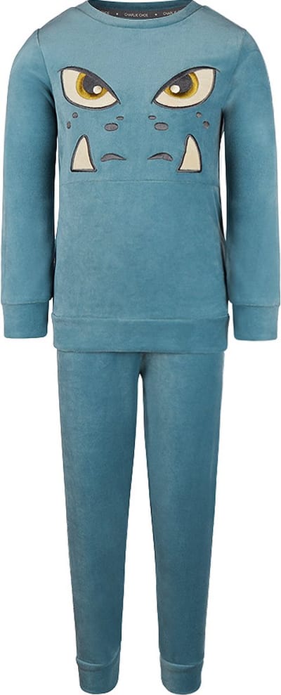 Charlie Choe Q- Scary monster Jongens Pyjamaset - Maat 98/104