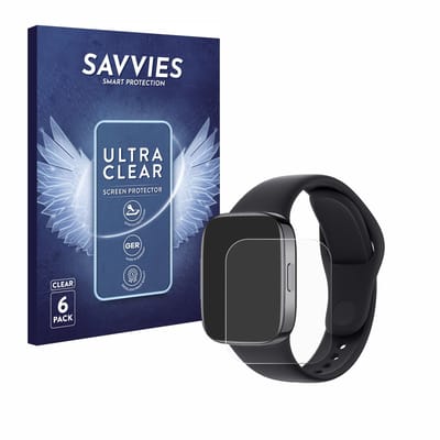 Savvies - Screenprotector voor Xiaomi Redmi Watch 3 - Folie Beschermfolie transparant 6 Stuks
