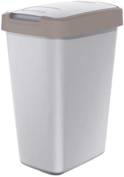 Compacte Prullenbak 12 Liter - Afvalscheiding en Minimalistisch Design