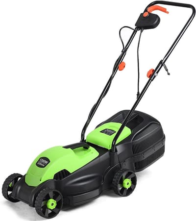 Elektrische Grasmaaier - Grasmaaier met Kabel - Gazon Onderhoud - 3 Maaihoogtes - 32cm Snijbreedte - Groen