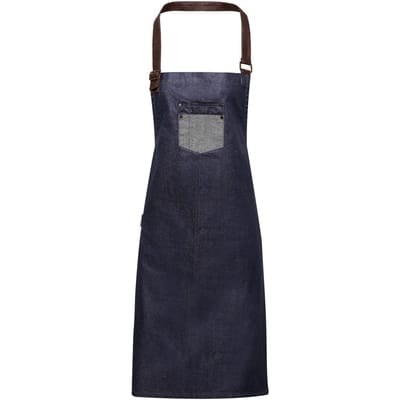 Premier Divisie Slabbetje Schort (Indigo Denim)