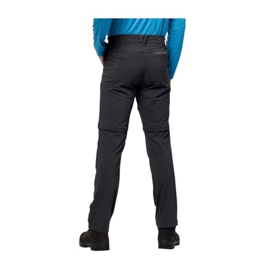 Jack Wolfskin Heren Overland afritsbroek (Zwart)