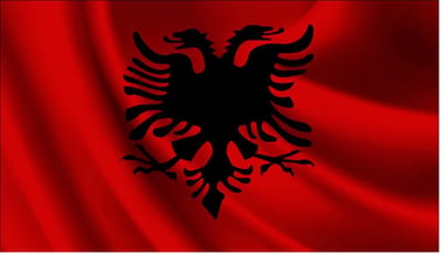 New Age Devi - Albanese vlag - Grote 150x90cm vlag - Albanië