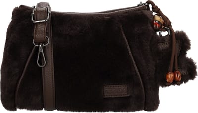 Zebra Trends Jolie Crossbodytas - Bont - Schoudertas - Damestas - Compact - Bag Charm - Donkerbruin