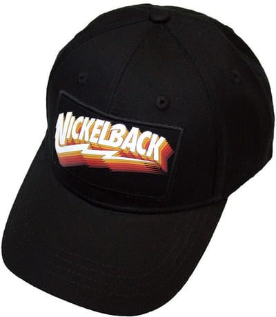 Nickelback - Gradient Shadows Logo Baseball pet - Zwart