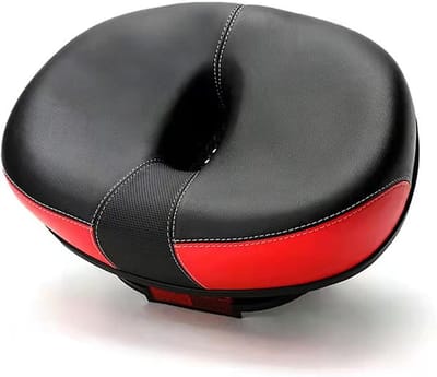 Oversized fietszadels, geschikt voor mannen, vrouwen en senioren, geschikt voor cruisers, sportmountainbikes, spinningfietsen en buitenfietsen