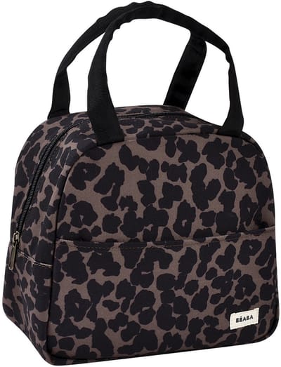 BÉABA Isothermische Lunchtas – 5L – Leopard – Koeltas voor Babymaaltijden & Flessen – Waterafstotend & Handig voor Onderweg
