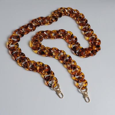 Dames Handtas met Acryl Luipaardpatroon, Brede Schouderband, Vervangende Tasband, 120 cm Lengte, Ideaal voor Dagelijks Gebruik en Modeaccessoires