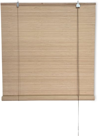 Bamboe rolgordijn Zoë – Naturel – 80x220 cm – Bamelle - Natuurlijk & stijlvol raamdecoratie – Lichtdoorlatende zonwering – Eenvoudige & snelle montage