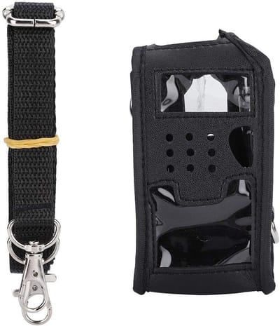 Draagbare radiohouder tas van PVC en PU leer voor UV5R, TH-F8 en andere modellen