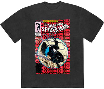 Marvel SpiderMan - 25th Anniversay Heren Tshirt - S - Zwart