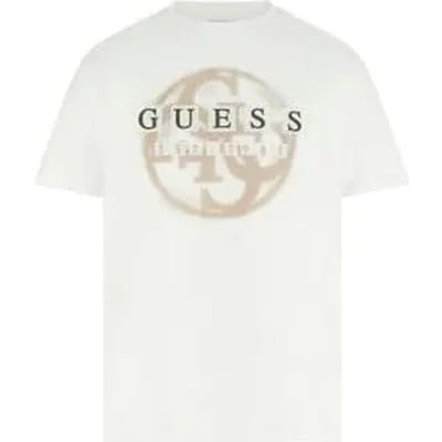 Guess M6gi09k2989 T-shirt Met Korte Mouwen Wit M Man