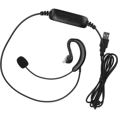 Oorhaak Headset USB Hoofdtelefoon Computer Notebook Accessoire voor Skype  QQ  MSN
