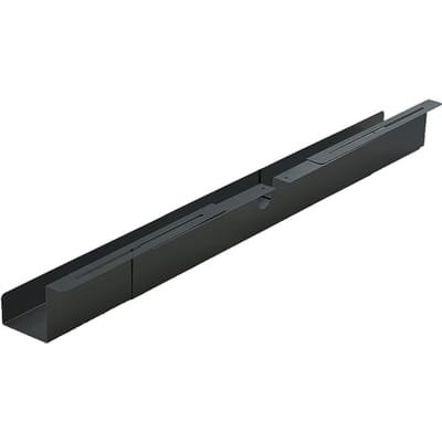 BRASQ Verstelbare Kabelgoot Zwart - Kabel Organiser - Kabelgoot bureau - Kabelhouder - Kabelmanagement - Universeel